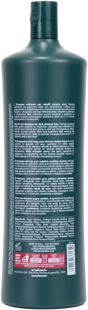 Fanola - No Red Shampoo & Mask Duo 1000ml Bundle – Fanola No Red Shampoo - Original 1000ml (detail)