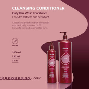 Fanola - Wonder Extra Care Curl Shampoo & Cleansing Conditioner Duo Bundle – Fanola Wonder Extra Care Curl Cleansing Conditioner 350ml (detail)