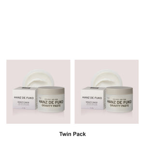 Hanz De Fuko - Gravity Paste High Hold Medium Shine – Twin Pack – bundle contents: 2 x Hanz De Fuko - Gravity Paste High Hold Medium Shine