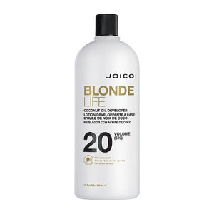 Joico - Blonde Life Lightening Powder 900g & 20 Vol Developer Duo Bundle – Joico Blonde Life Coconut Oil Developer 20 Vol (6%) 946ml