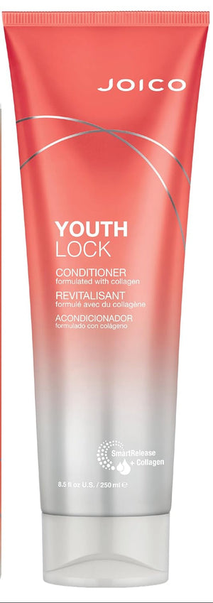 Joico - Youthlock Collagen Shampoo, Conditioner & Treatment Masque Trio Bundle – Joico Youthlock Collagen Conditioner 250ml