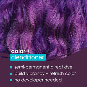 Keracolor Color + Clenditioner Brunette Purple 355ml - image 2