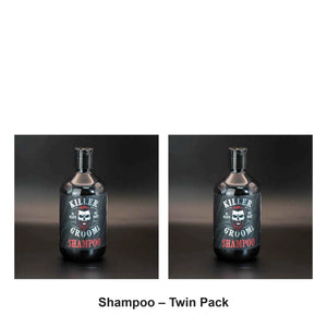 Killer Groom - Shampoo – Twin Pack (2 x 500ml) – bundle contents: 2 x Killer Groom - Shampoo 500ml