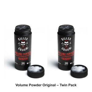 Killer Groom - Volume Powder Original – Twin Pack (2 x 30g) – bundle contents: 2 x Killer Groom - Volume Powder Original 30g