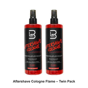 L3VEL3 - Aftershave Cologne Flame – Twin Pack (2 x 400ml) – bundle contents: 2 x L3VEL3 - Aftershave Cologne Flame 400ml