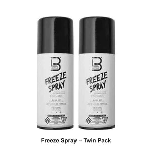 L3VEL3 - Freeze Spray – Twin Pack (2 x 100g) – bundle contents: 2 x L3VEL3 - Freeze Spray 100g