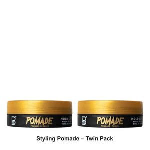 L3VEL3 - Styling Pomade – Twin Pack (2 x 150g) – bundle contents: 2 x L3VEL3 - Styling Pomade 150g
