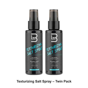 L3VEL3 - Texturizing Salt Spray – Twin Pack (2 x 100ml) – bundle contents: 2 x L3VEL3 - Texturizing Salt Spray 100ml