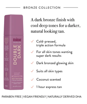 Mine Tan - Double Dark Self Tan Foam 200ml – product image 2