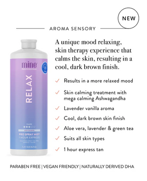 Mine Tan - Relax Pro Spray Mist 1000ml – product image 2