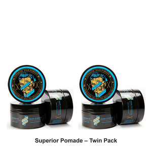 Modern Pirate - Superior Pomade – Twin Pack (2 x 100g) – bundle contents: 2 x Modern Pirate - Superior Pomade 100g