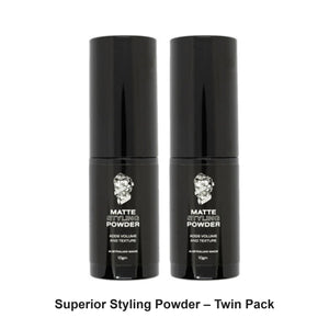 Modern Pirate - Superior Styling Powder – Twin Pack (2 x 50ml) – bundle contents: 2 x Modern Pirate - Superior Styling Powder 50ml