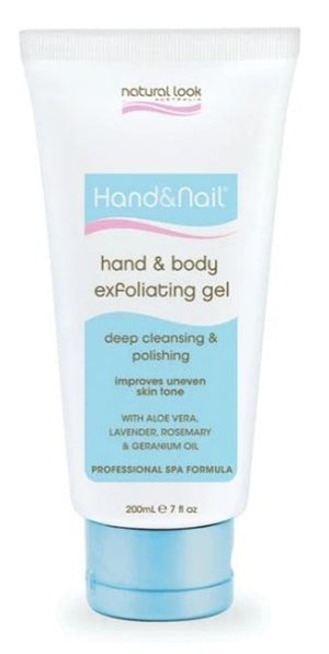 Natural Look - Hand & Nail Manicure Quad Bundle (Soak, Exfoliating Gel, Moisture Mask & Treatment Cream) – Natural Look Hand & Body Exfoliating Gel 200ml