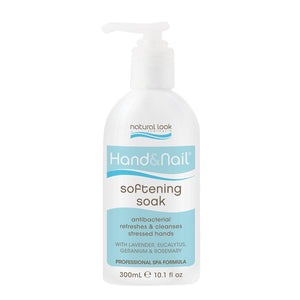 Natural Look - Hand & Nail Manicure Quad Bundle (Soak, Exfoliating Gel, Moisture Mask & Treatment Cream) – Natural Look Hand & Nail Softening Soak 300ml