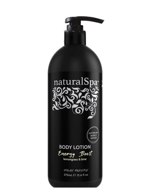 Natural Look - Natural Spa Energy Boost Body Lotion, Sea Salt Scrub & Epsom Salts Trio Bundle – Natural Look Natural Spa Energy Boost Body Lotion 375ml