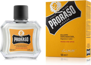 Proraso - After Shave Balm Wood & Spice – Twin Pack (2 x 100ml) – Proraso - After Shave Balm Wood & Spice 100ml