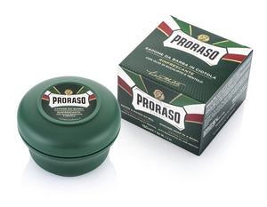 Proraso - Refreshing Shaving Soap Bowl Green – Twin Pack (2 x 150ml) – Proraso - Refreshing Shaving Soap Bowl Green 150ml