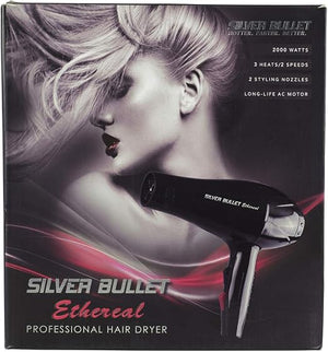 Silver Bullet Ethereal Black Hair Dryer 2000W - image 4