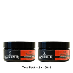 Stag Supply - Styling Beard Balm Red Gummy Bear – Twin Pack (2 x 100ml) – bundle contents: 2 x Stag Supply - Styling Beard Balm Red Gummy Bear 100ml