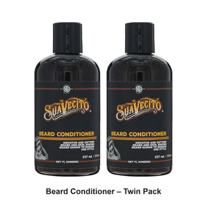 Suavecito - Beard Conditioner – Twin Pack (2 x 237ml) – bundle contents: 2 x Suavecito - Beard Conditioner 237ml