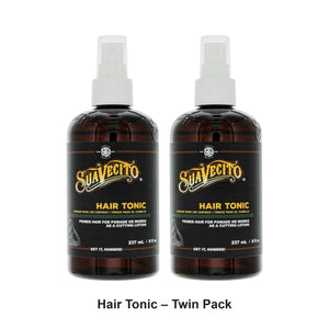 Suavecito - Hair Tonic – Twin Pack (2 x 237ml) – bundle contents: 2 x Suavecito - Hair Tonic 237ml