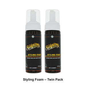 Suavecito - Styling Foam – Twin Pack (2 x 177ml) – bundle contents: 2 x Suavecito - Styling Foam 177ml