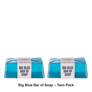 The Bluebeards Revenge - Big Blue Bar of Soap – Twin Pack (2 x 175g) – bundle contents: 2 x The Bluebeards Revenge - Big Blue Bar of Soap 175g