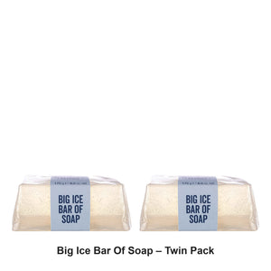 The Bluebeards Revenge - Big Ice Bar Of Soap – Twin Pack (2 x 175g) – bundle contents: 2 x The Bluebeards Revenge - Big Ice Bar Of Soap 175g