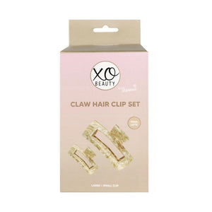 xoBeauty - Claw Hair Clip Set Pearl Latte – product image 2
