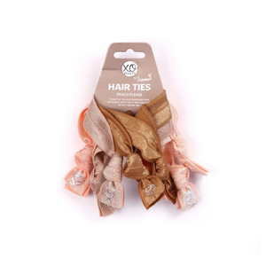 xoBeauty - Hair Ties Peach Please 8pc – product image