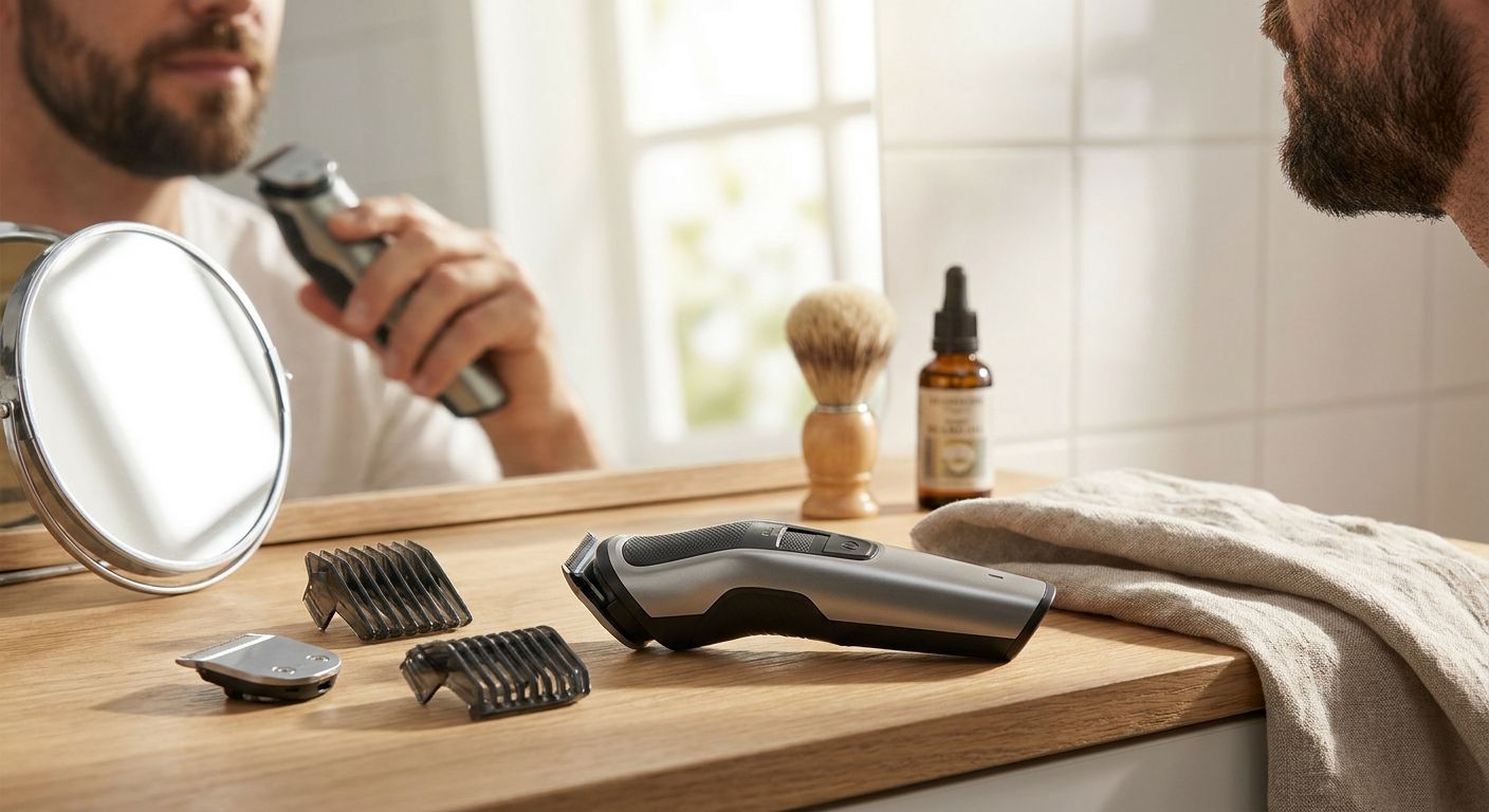 Beard trimmers for shaping and lining