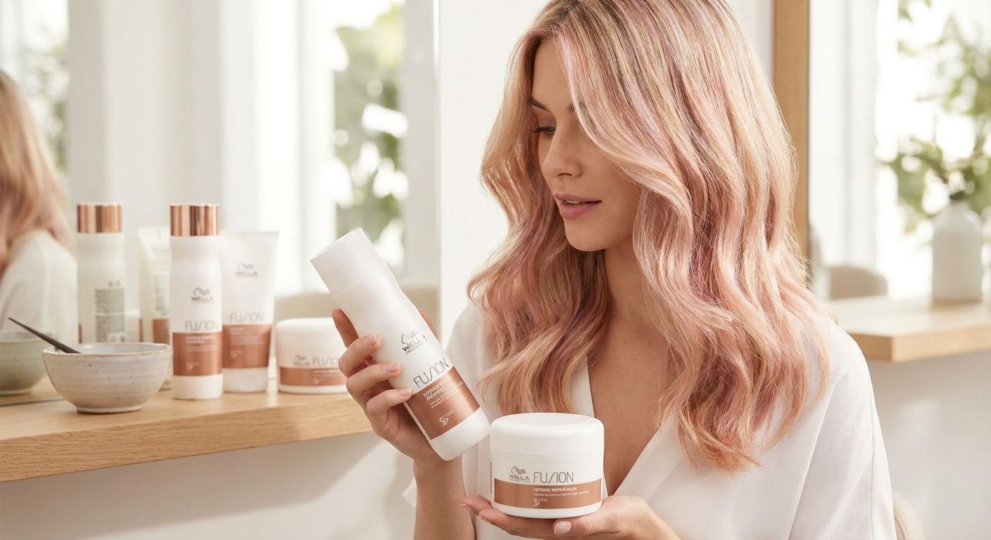 Wella Professionals Fusion for bond repair after colour treatment