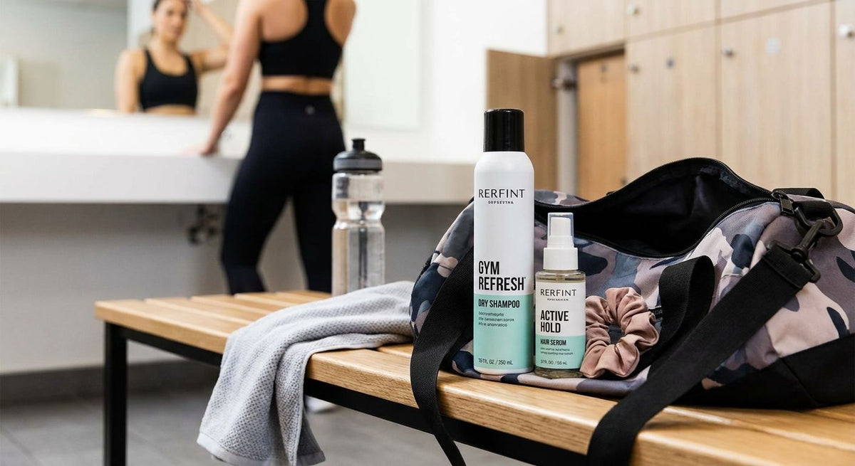 Hair styling products for gym-goers