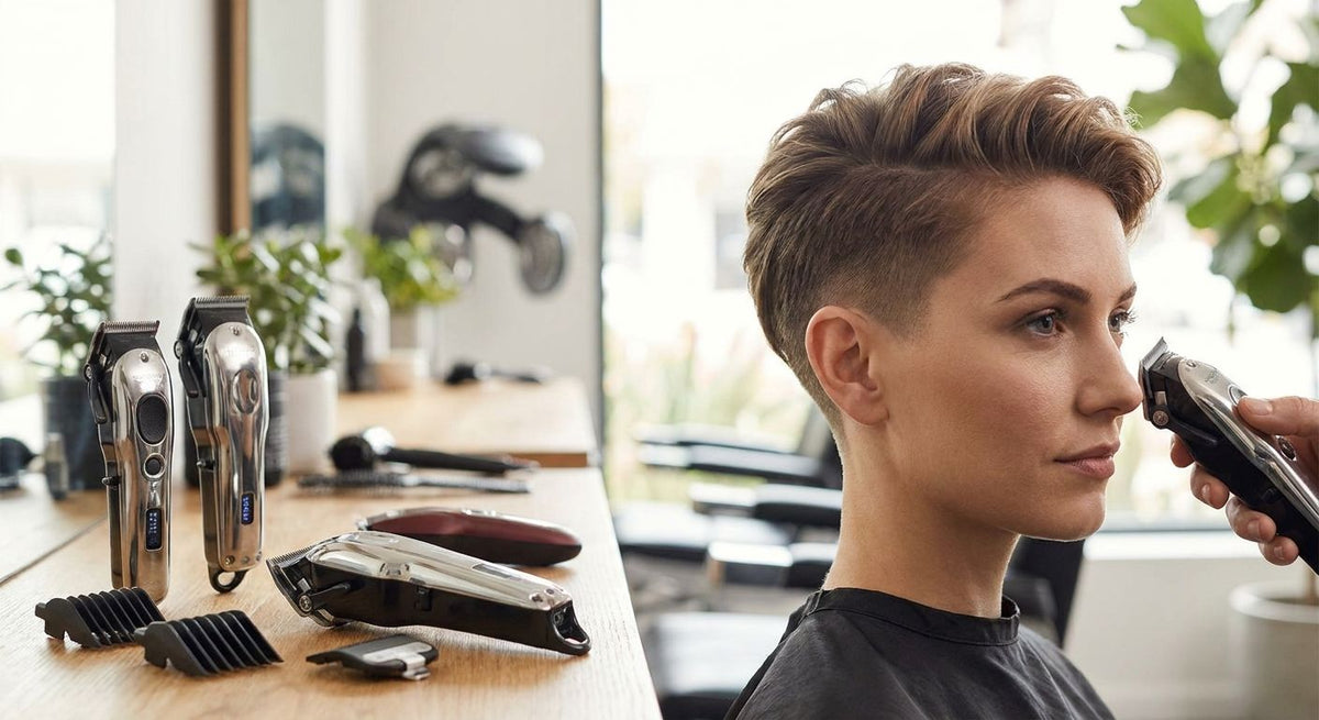 Hair clippers for women's undercuts