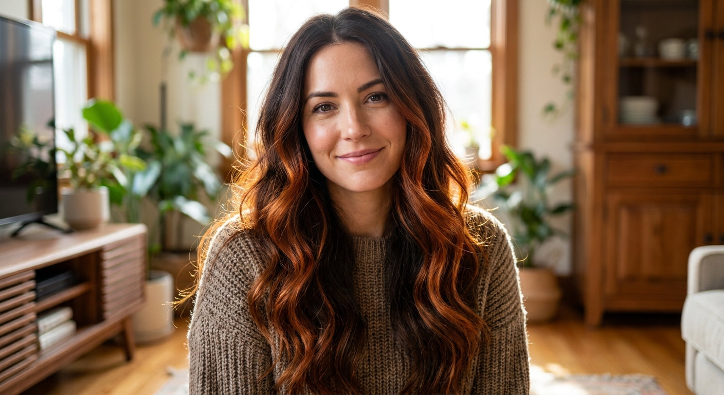 Copper hair dye for dark brown hair