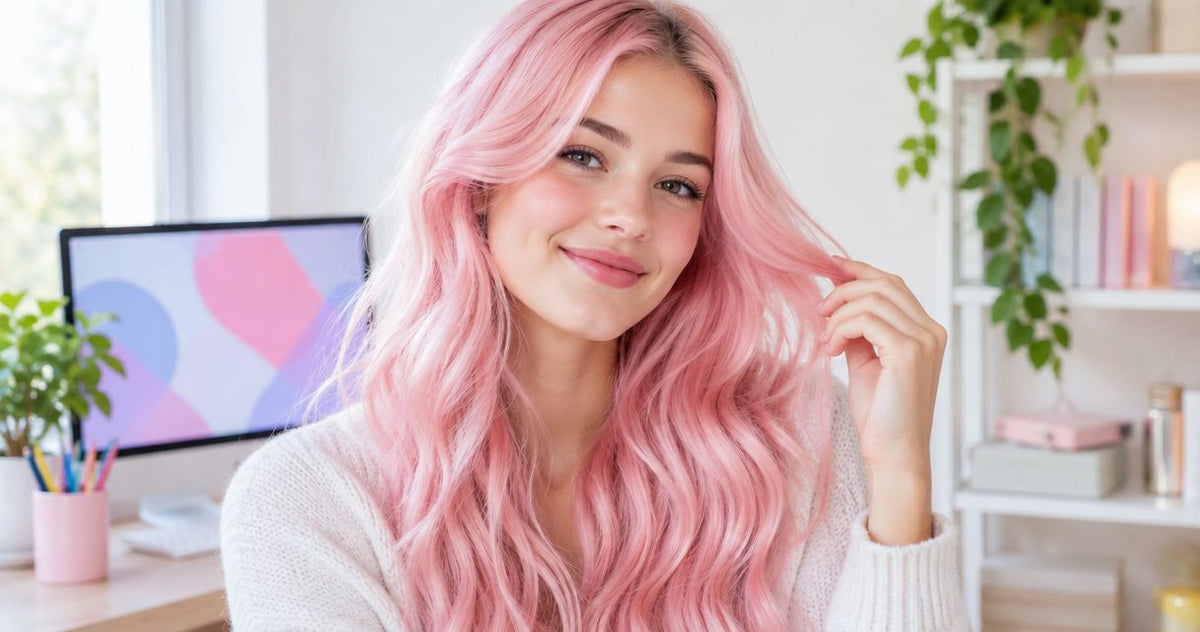 Crazy Color Candy Floss: How to Get an Even Pastel Pink