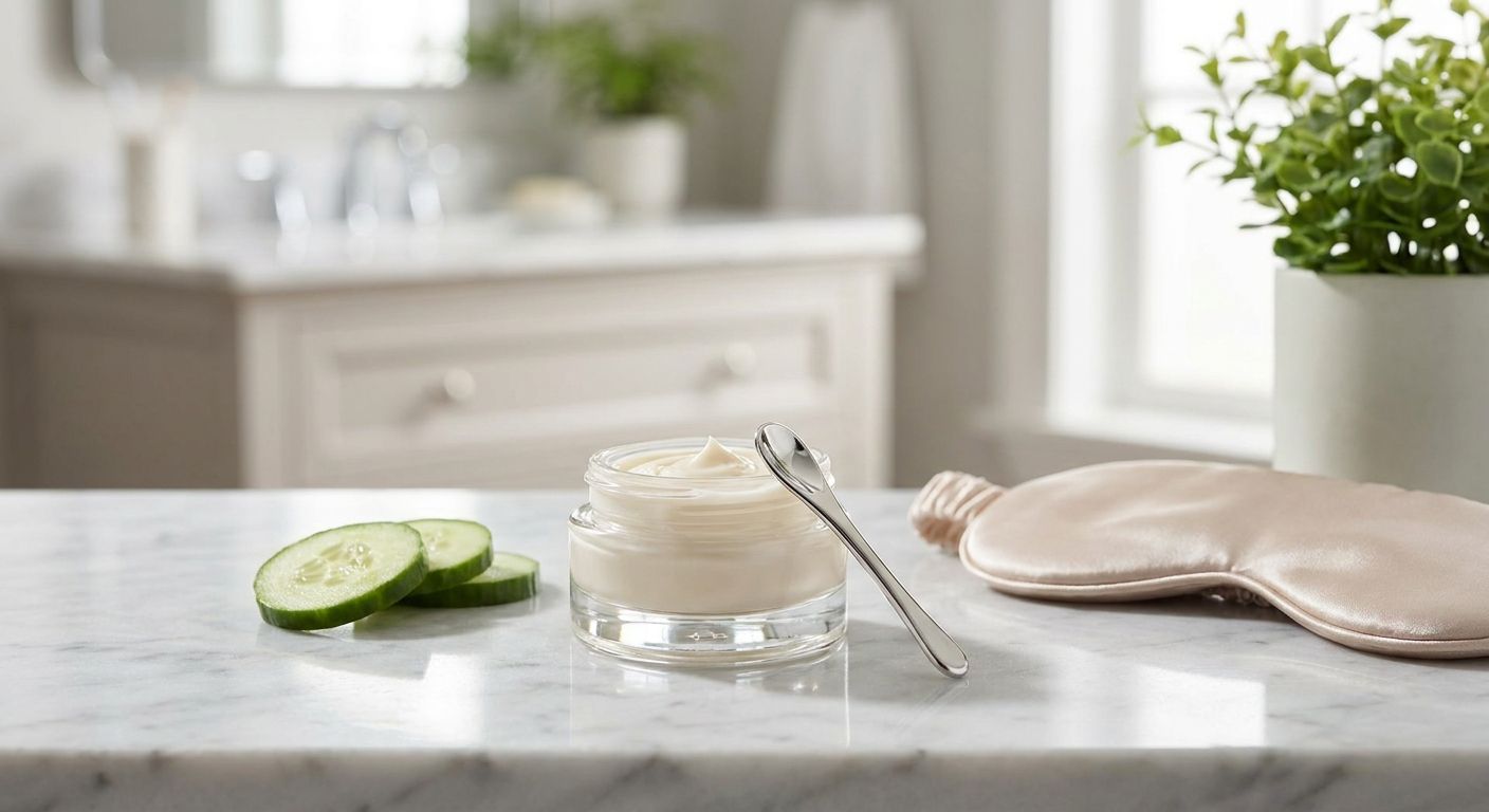 Eye cream for dark circles and puffiness