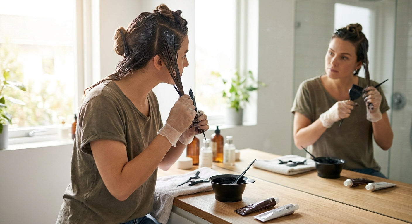How to apply semi-permanent hair colour at home
