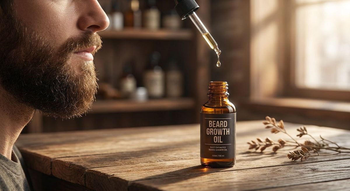 Beard oil for beard growth