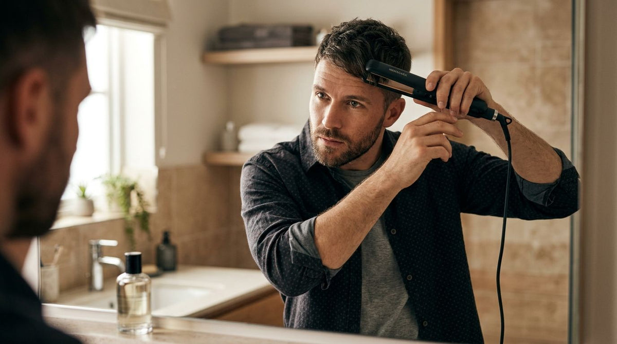 Hair straightener for men with short hair