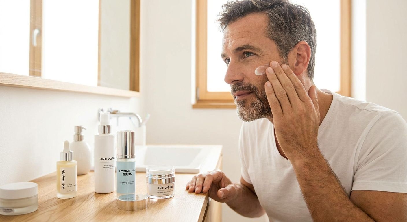 How to build an anti-aging skincare routine for men over 40