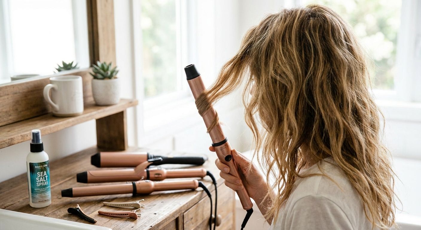 Curling wands for loose beach waves