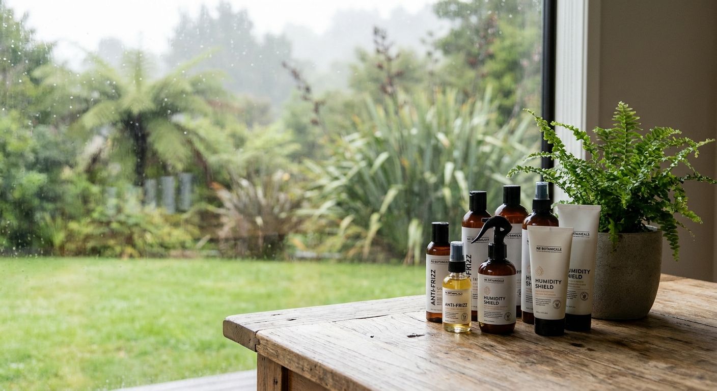 Anti-frizz hair products for humid weather