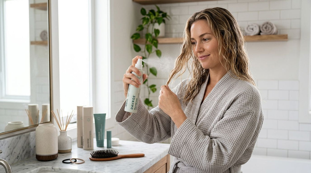 Davroe Thermaprotect: How to Prep Hair Before Heat Styling