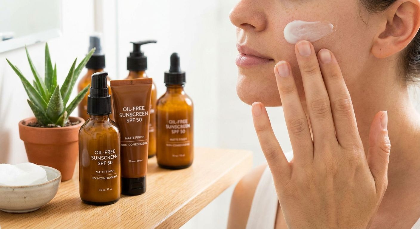 Sunscreen for oily acne-prone skin