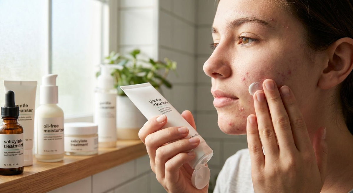 Skincare for teenage acne-prone skin