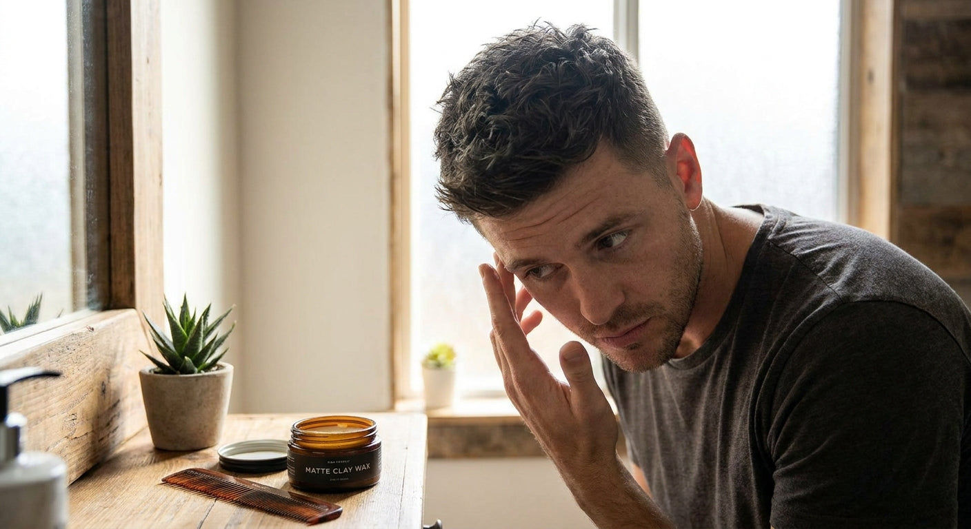 Hair wax for short textured hair