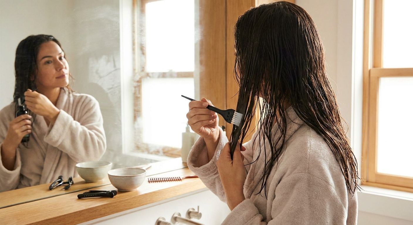 How to do a hair gloss treatment at home