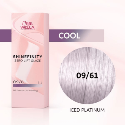 Wella Professionals - Shinefinity 09/61 Iced Platinum 60ml – front of pack
