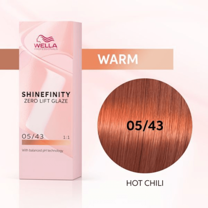 Wella Professionals - Shinefinity 05/43 Hot Chili 60ml – front of pack